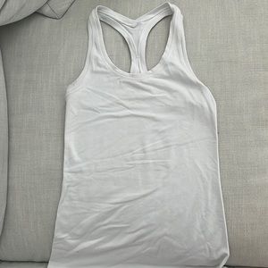 White Lululemon tank